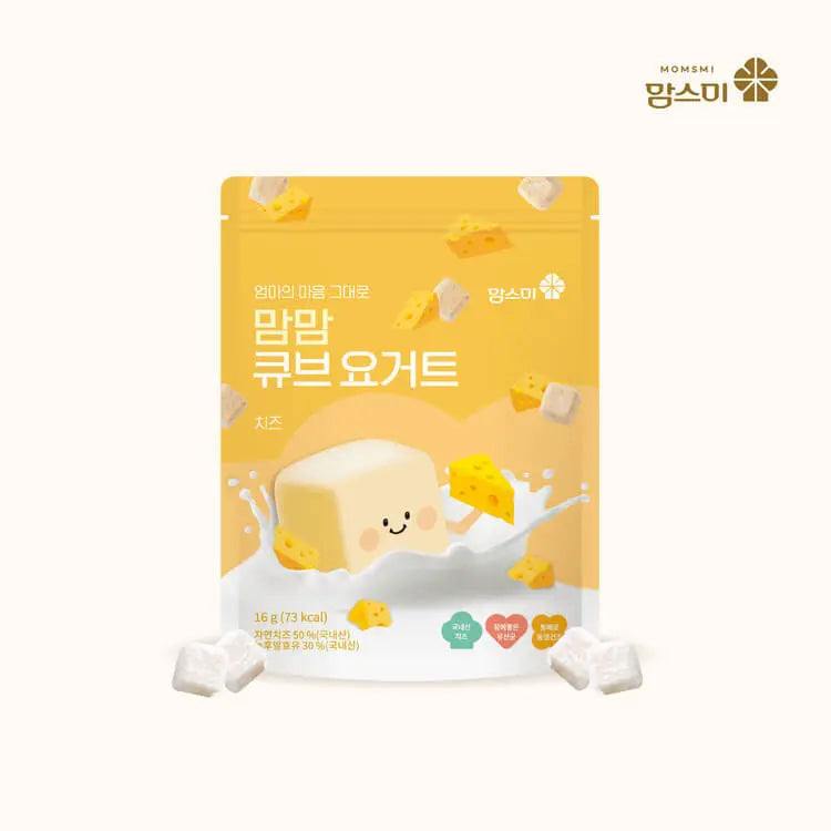 MOMSMI Freeze-Dried Yogurt - Assorted Flavors 16G – Delicious, Convenient Snack for Your Little One