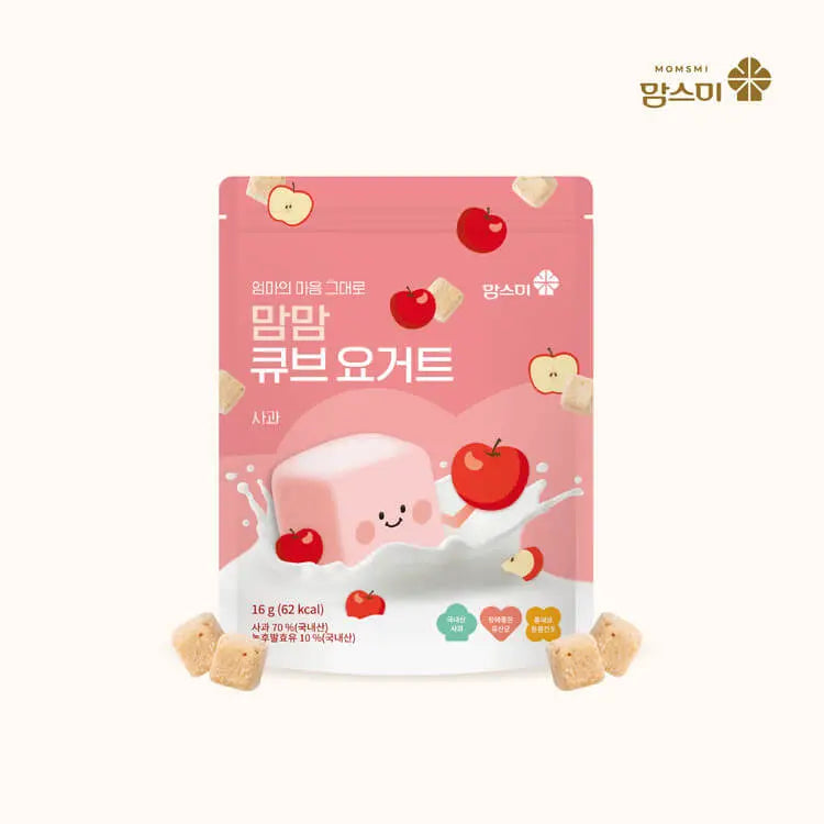 MOMSMI Freeze-Dried Yogurt - Assorted Flavors 16G – Delicious, Convenient Snack for Your Little One