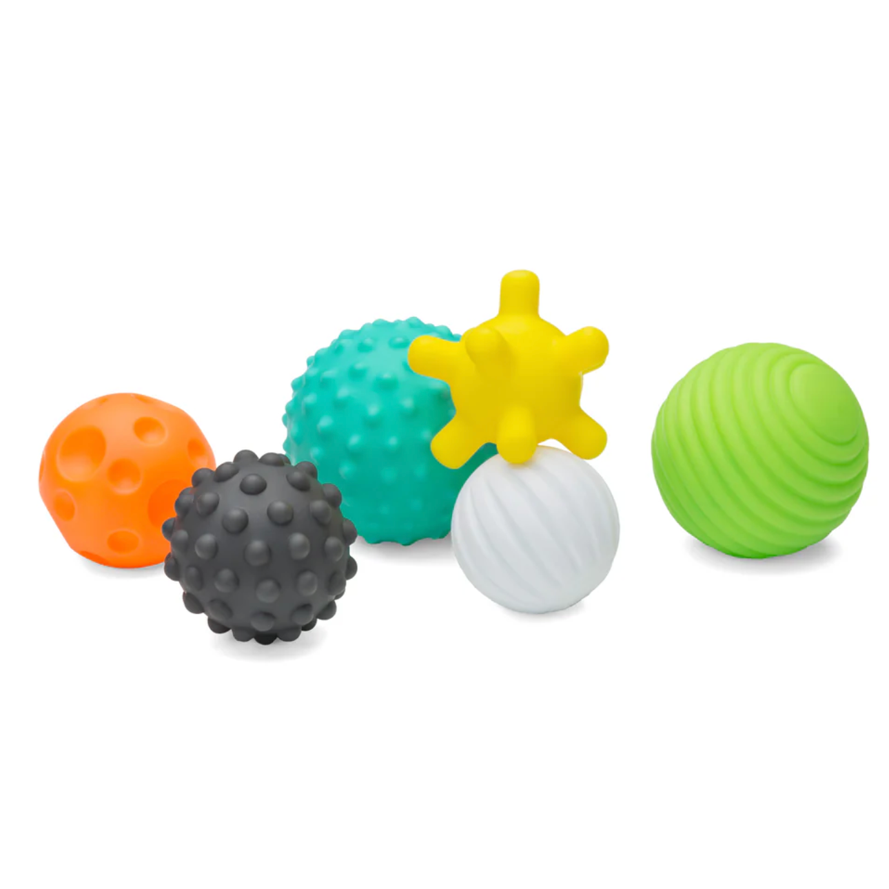 Bộ 6 Bóng Xúc Giác Infantino - Đồ Chơi Phát Triển Vận Động Cho Bé