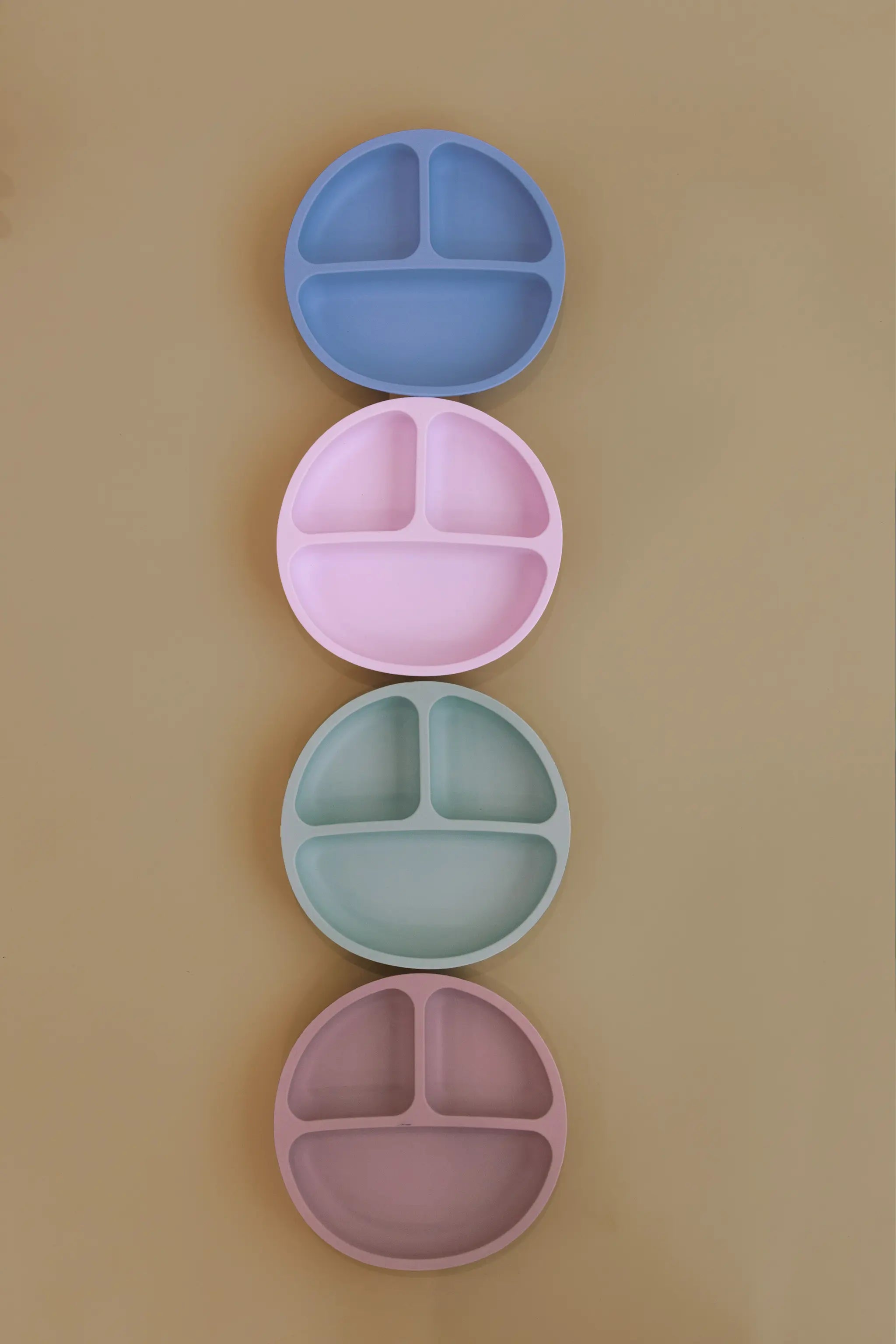 Đia chia thức ăn Silicon cho bé Little Rei