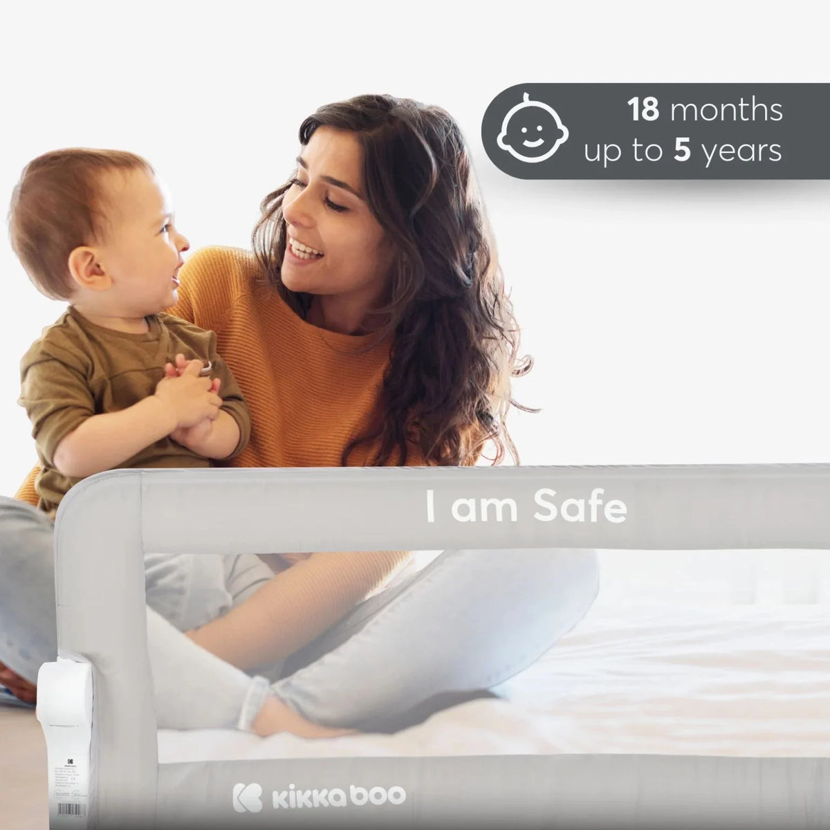 Thanh Chắn Giường Cho Bé I Am Safe (120cm) | Kikkaboo