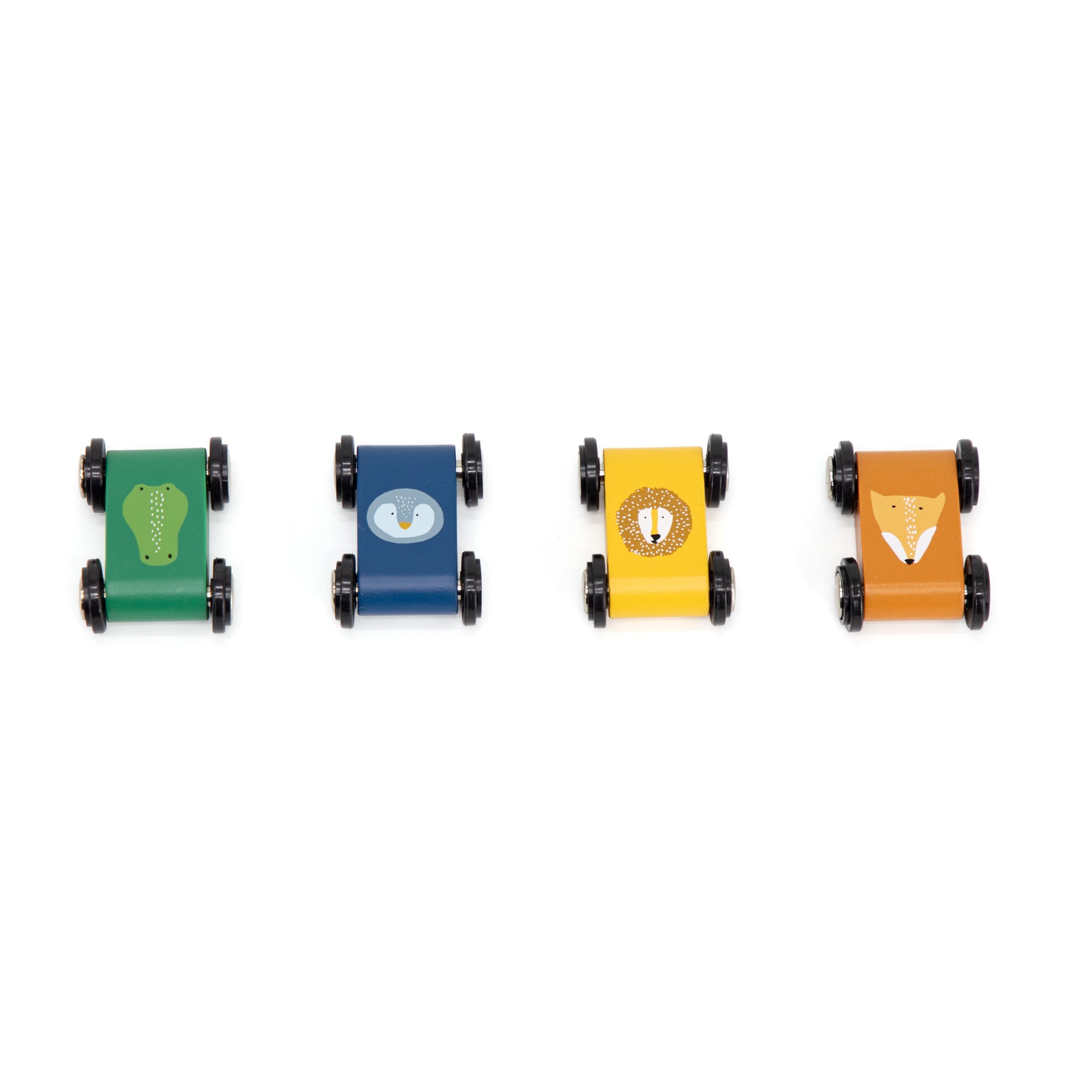 Wooden Ramp Racing Car Toy Set