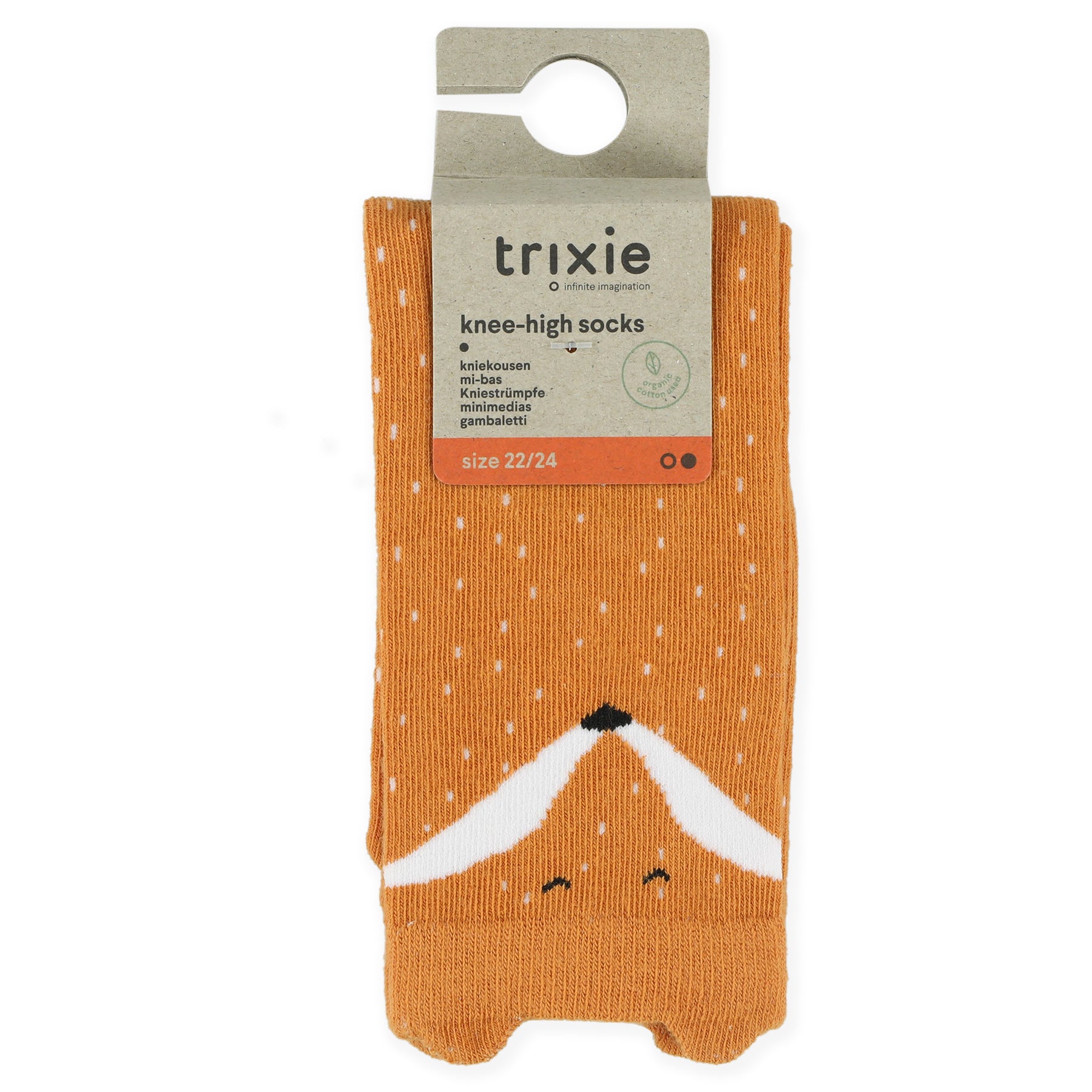 Bộ 2 tất/vớ chân cho bé Trixie chất liệu cotton hữu cơ an toàn, mềm mại, thoáng khí