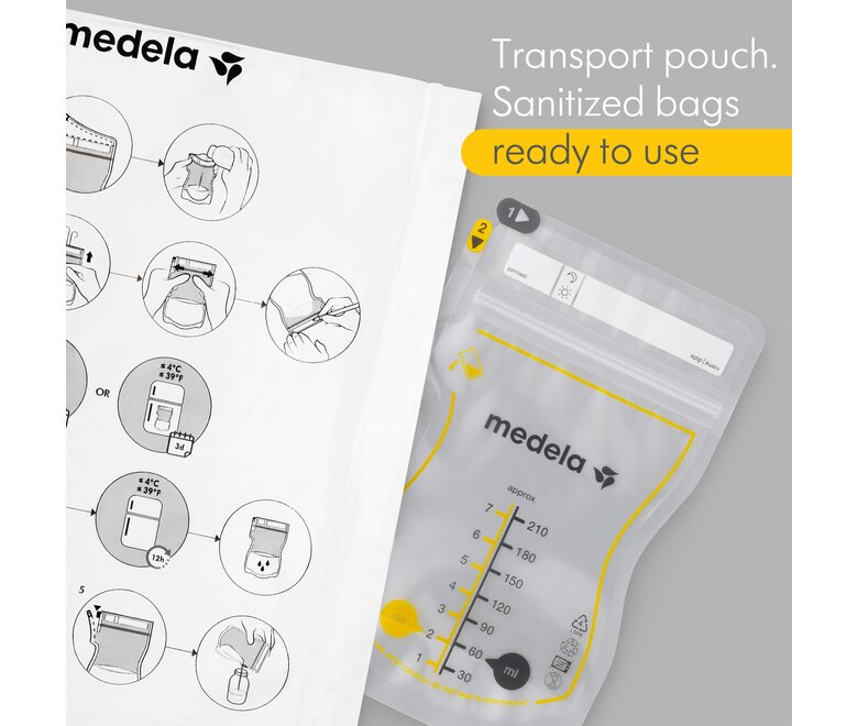 Túi Trữ Sữa Medela Easy Pour™ Breast Milk Storage Bags