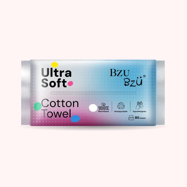 Khăn Ướt Đa Năng Ultra Soft Cotton Towel 80 Miếng | BZU BZU
