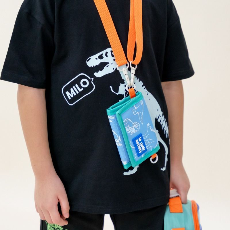Ví Trẻ Em Có Dây Đeo Le Petit Society Kids Wallet - Nhỏ Gọn, An Toàn Cho Bé