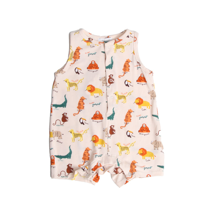 Áo liền quần ngắn cho bé trai từ 6 tháng - 2 tuổi Angel Dear