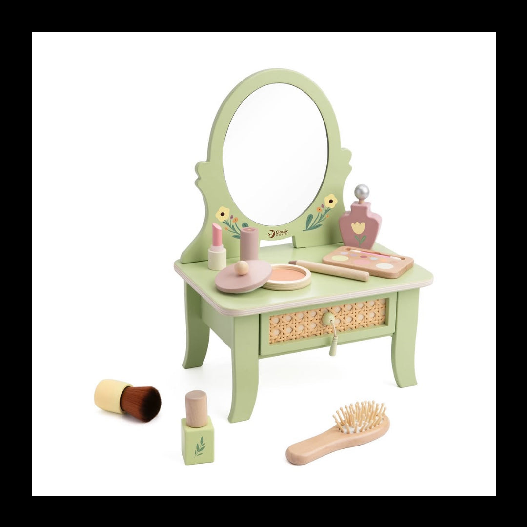 Đồ Chơi Bàn Trang Điểm Cổ Điển Bằng Gỗ Cho Bé Classic World - Vintage Dresser