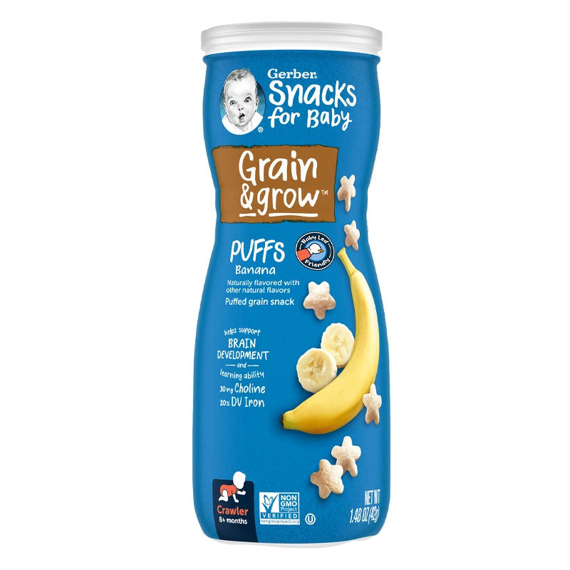 Gerber Puffs Banana Snack Box 42G
