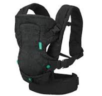 Địu Em Bé Infantino Flip Advanced 4-in-1 Convertible Carrier (Grey/Black)