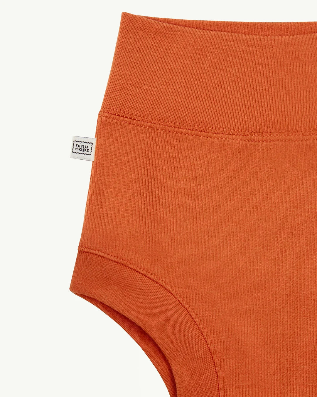 Quần Bloomers Vải Tăm Nin Rib Bloomers Cho Bé Từ 6-9M Màu Cam Đỏ | NINUNAPZ