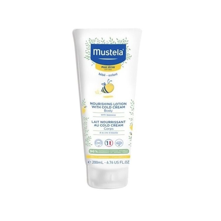 MUSTELA Body Lotion With Cold Cream For Dry Skin – Deep Moisturizing For Baby & Family