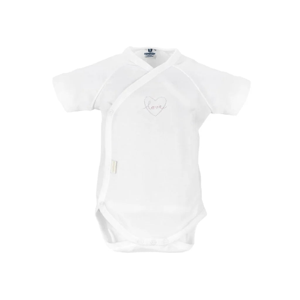 Bộ đồ liền thân tay ngắn nút bấm Cambrass