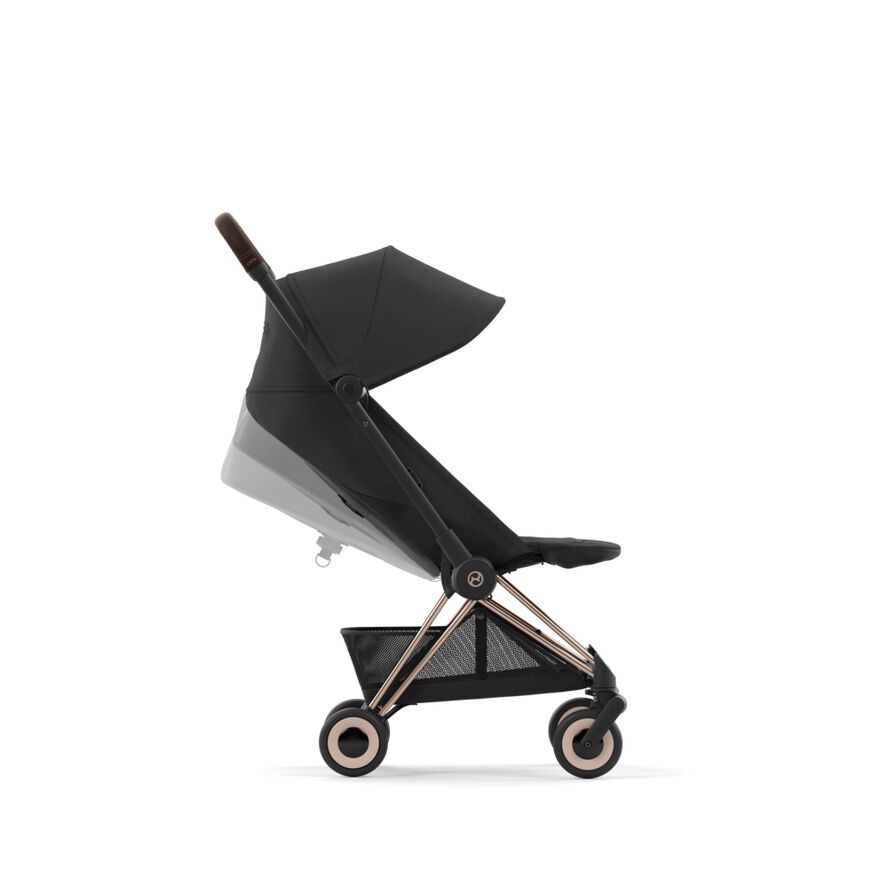 Xe đẩy gấp gọn Cybex Platinum Coya cho bé từ sơ sinh, gấp gọn 1 tay màu Coya Beige/ Heritage Bleck