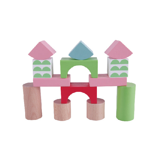 Classic World Wooden Toys - Rainbow Garden Block Puzzle