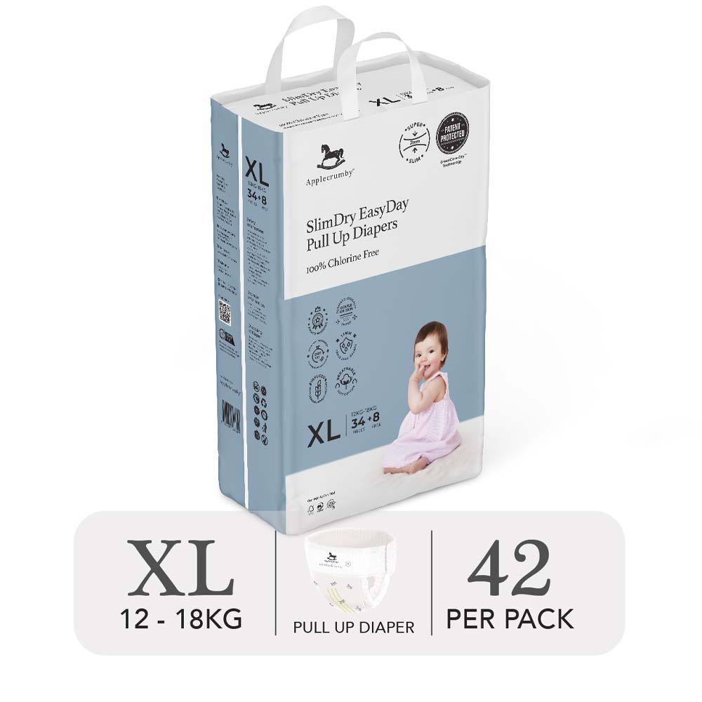 Tã Quần Ban Ngày Applecrumby Slimdry Easyday Mega Pull Ups Size XL - 42 Miếng