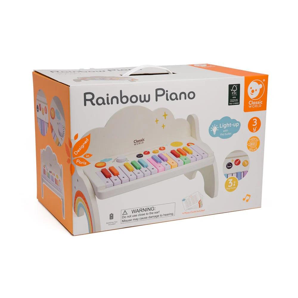 Đồ Chơi Gỗ Classic World - Đàn Đồ Chơi Piano Cao Cấp Chủ Đề Khu Vườn Garden Piano