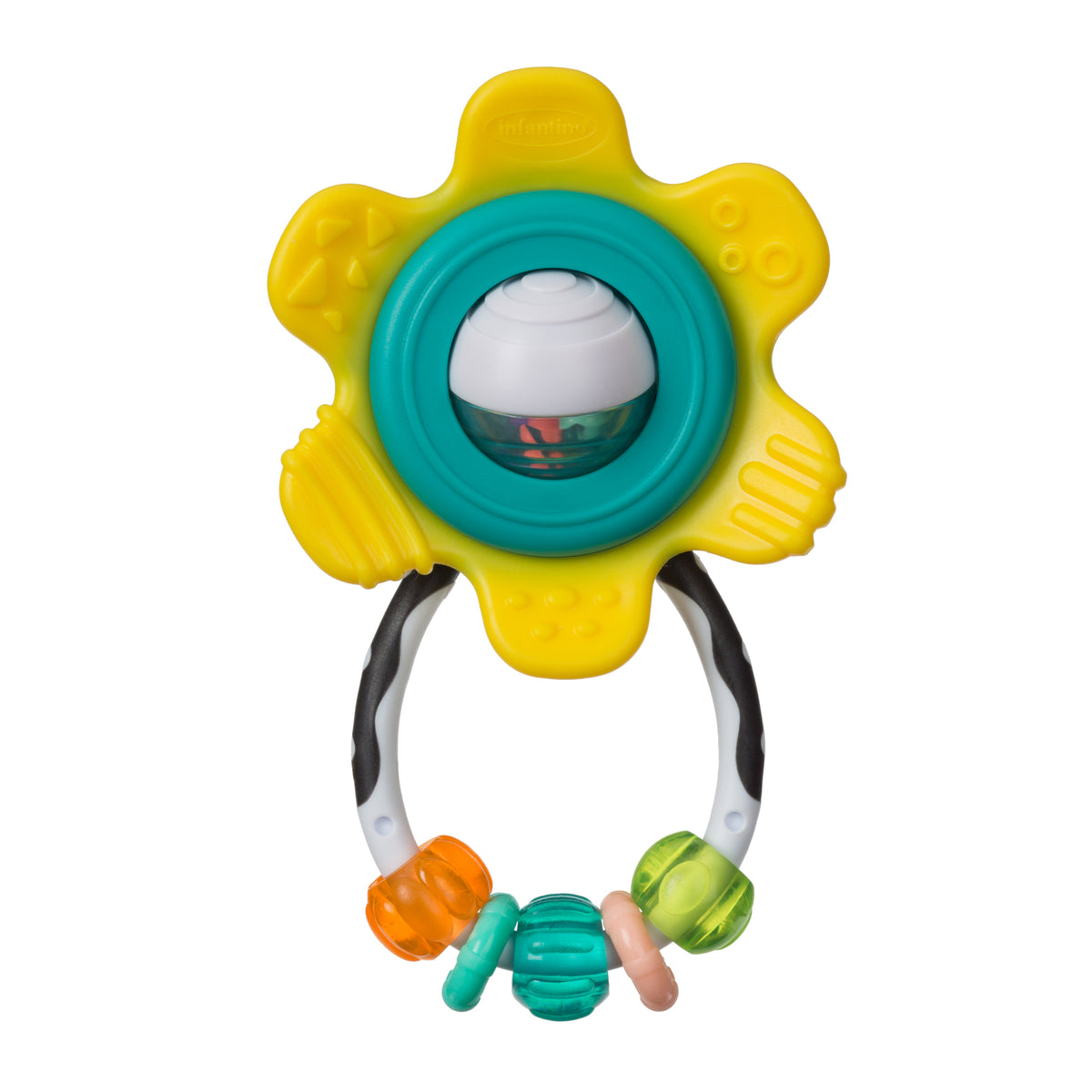 Infantino: Spin & Rattle chewing toy - Pink