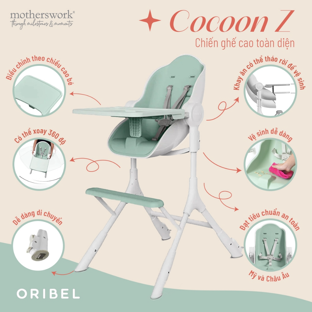 Oribel Cocoon Z High Chair