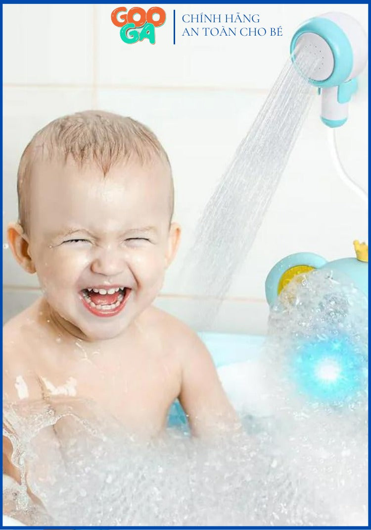 Vòi sen 3 trong 1 bằng nhựa hình chú voi Googoogaga