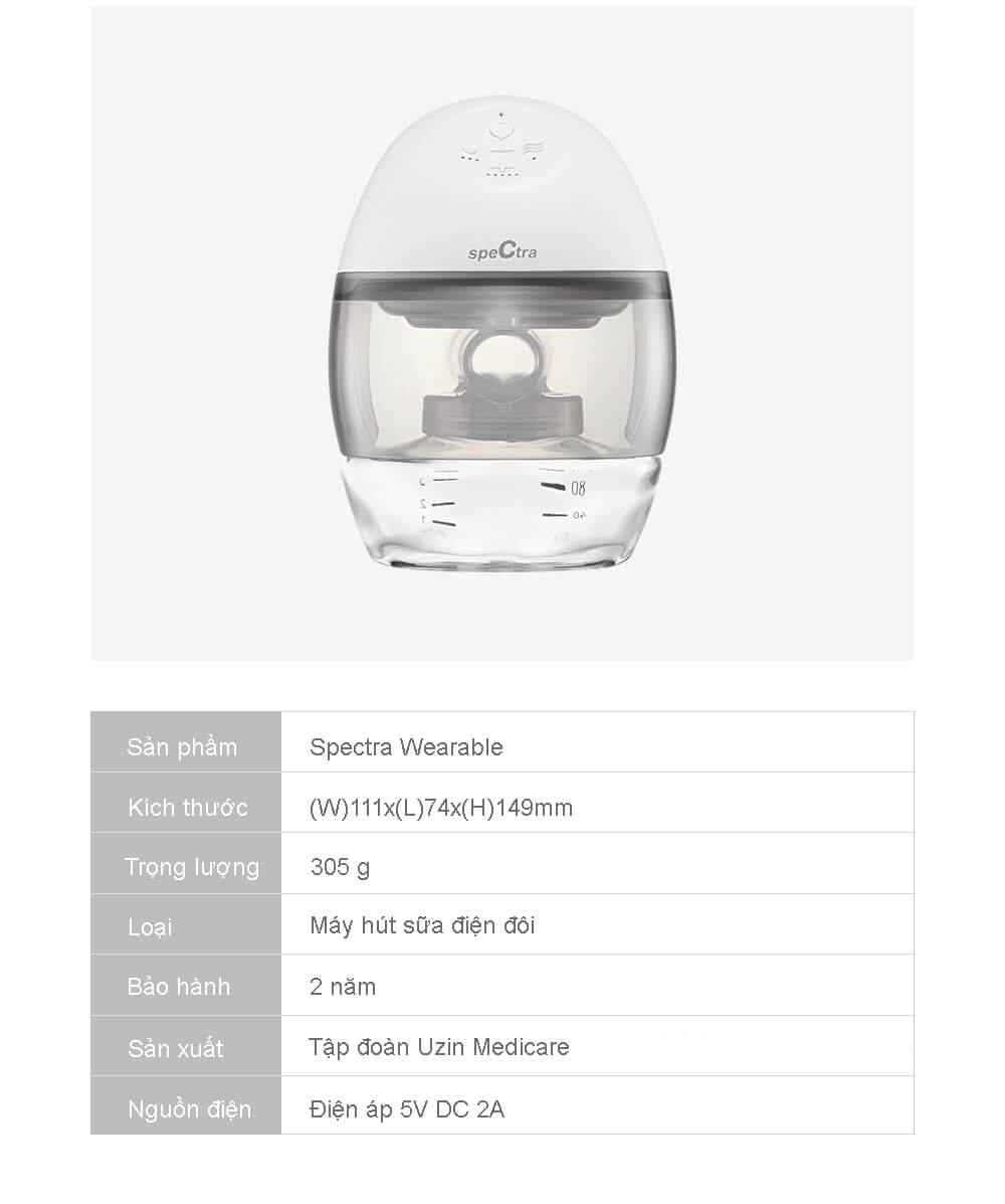 Spectra Wearable Breast Pump