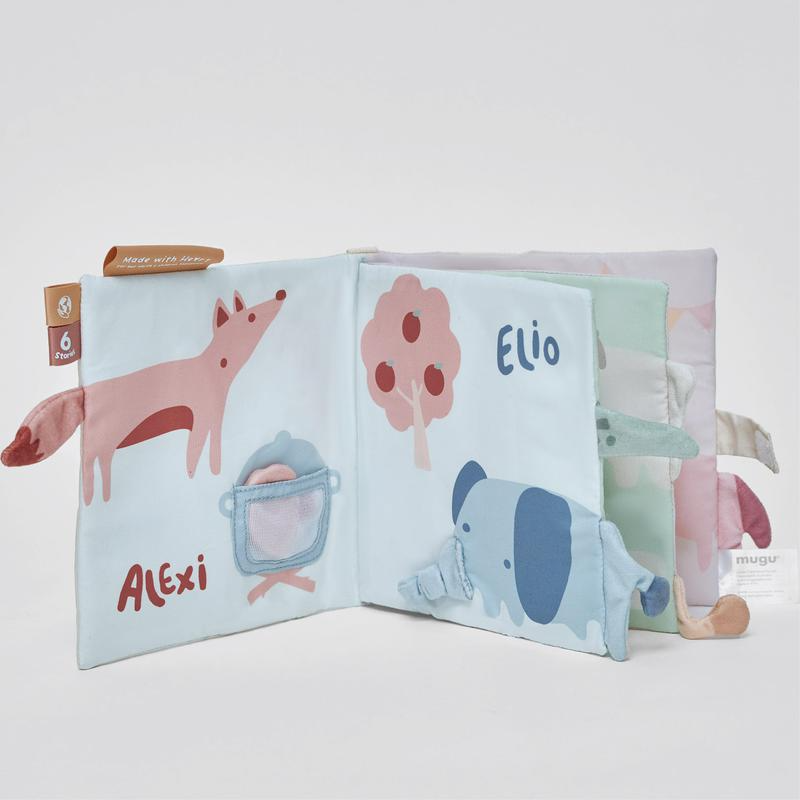 Sách Vải MUGU Kích Thích Đa Giác Quan Cho Bé