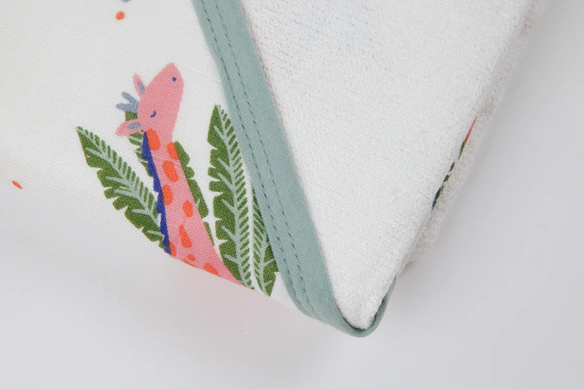 Khăn tắm có mũ sợi tre Little Rei