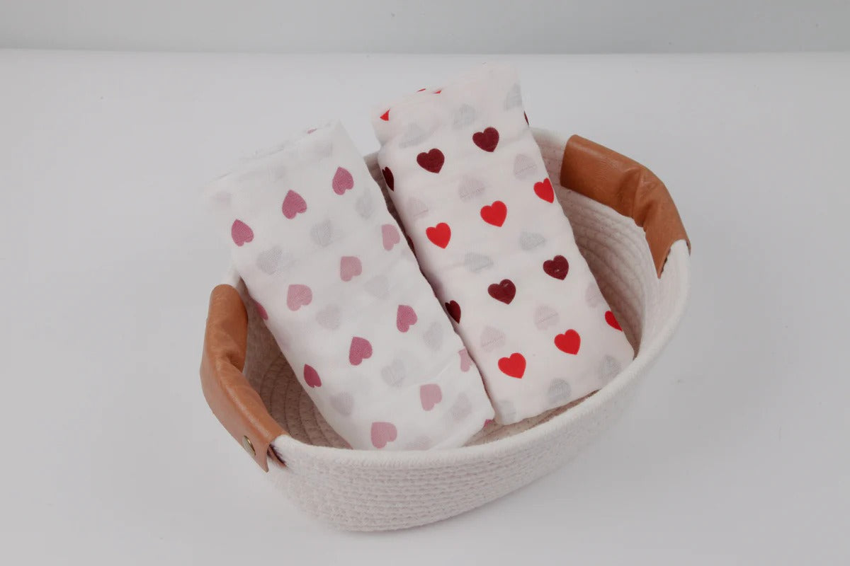 Combo 2 khăn quấn sợi tre Little Rei 120x120 cm, mềm mại và an toàn