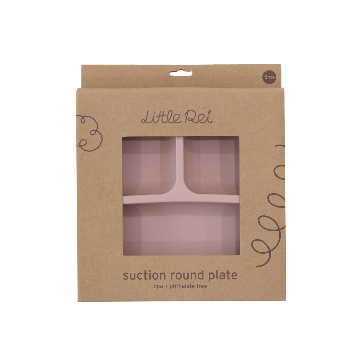 Đia chia thức ăn Silicon cho bé Little Rei