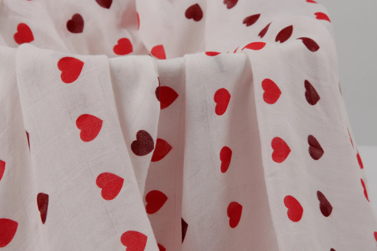 Combo 2 khăn quấn sợi tre Little Rei 120x120 cm, mềm mại và an toàn