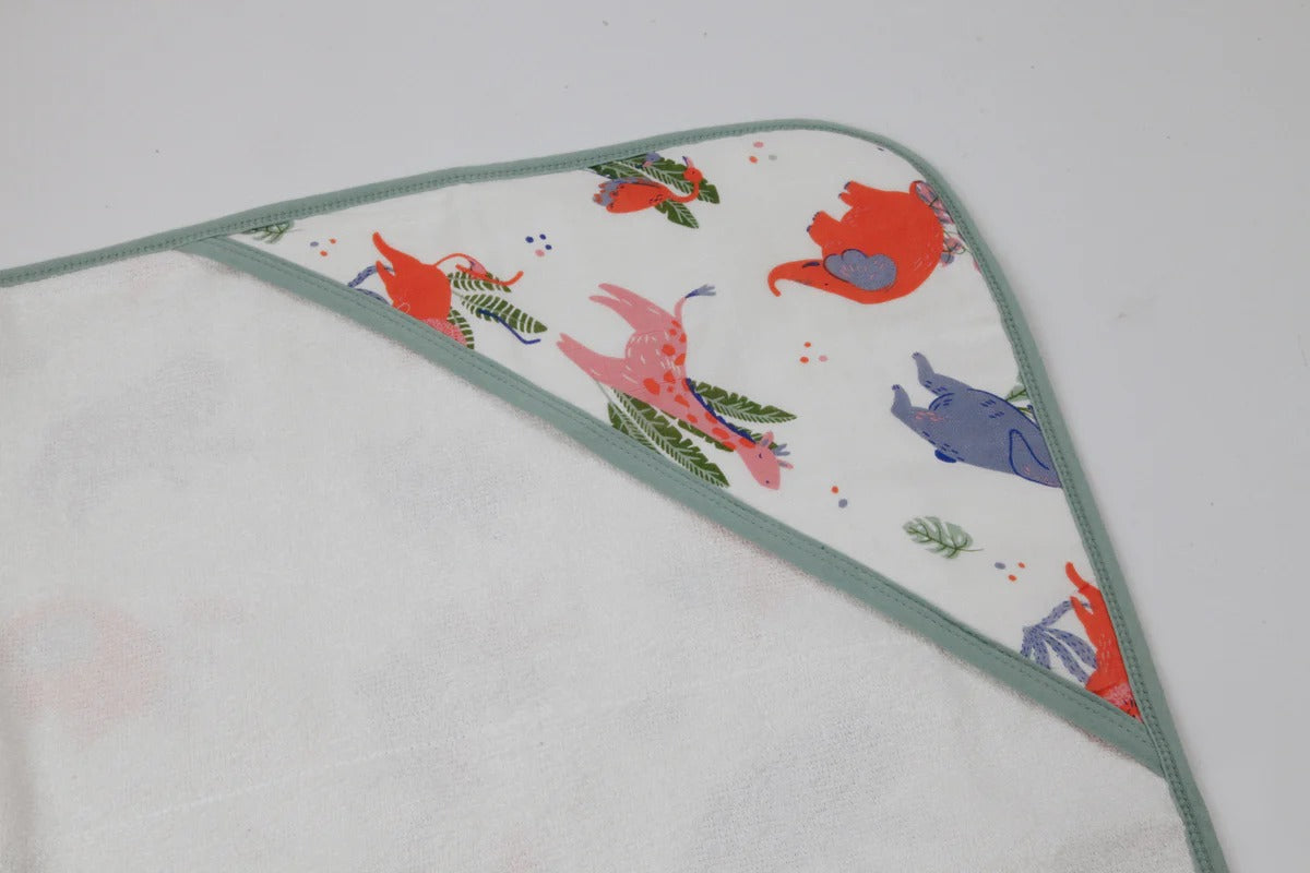 Khăn tắm có mũ sợi tre Little Rei