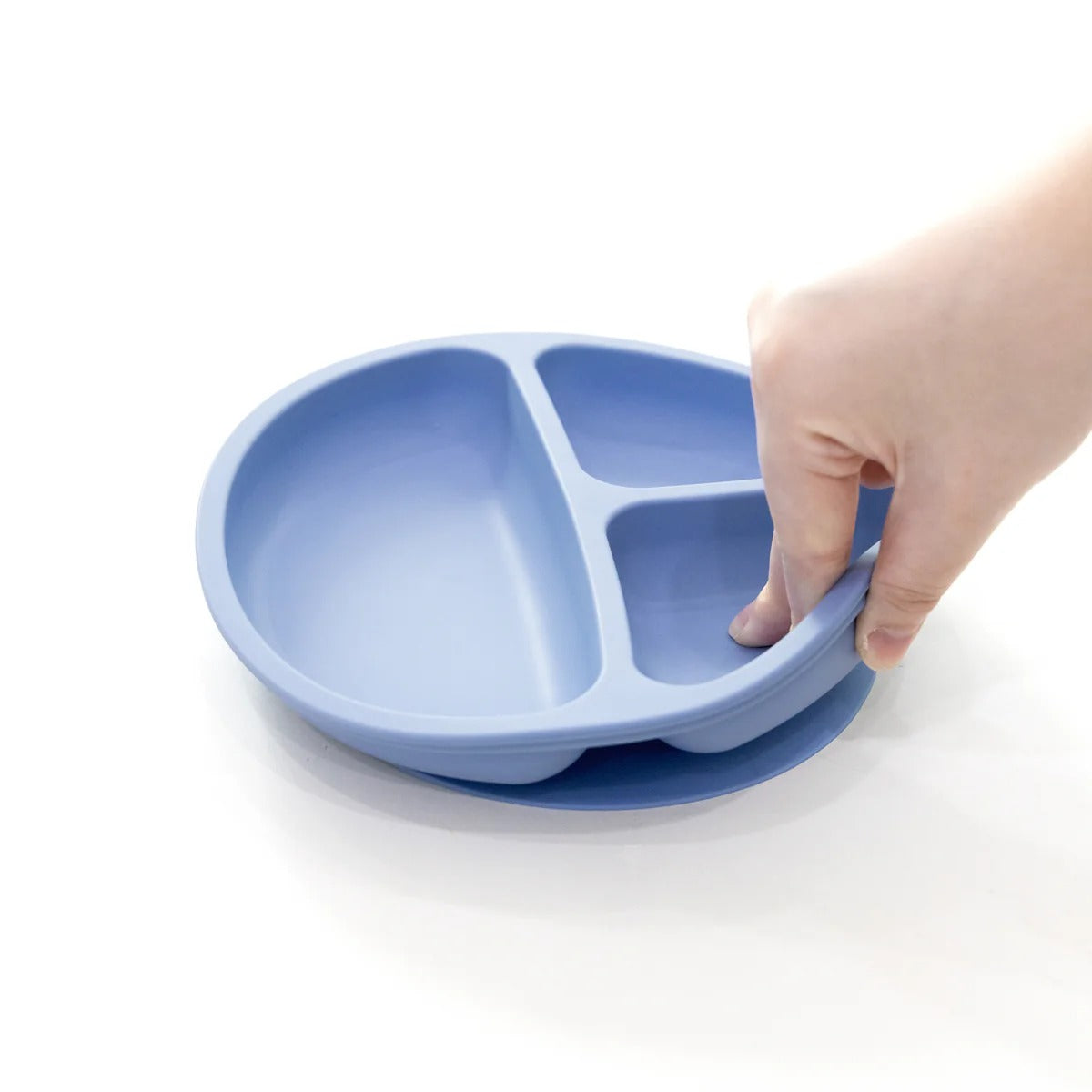 Đia chia thức ăn Silicon cho bé Little Rei