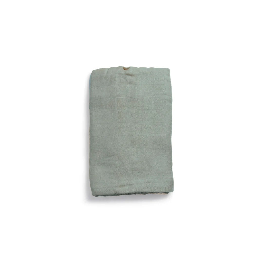 Khăn Quấn Em Bé Kèm Túi Vải Organza 120x120 - Trơn