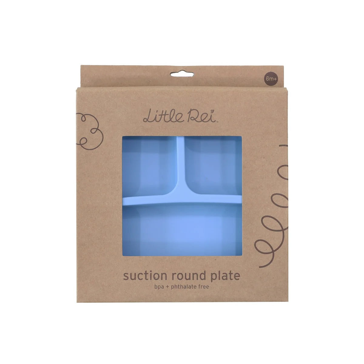 Đia chia thức ăn Silicon cho bé Little Rei