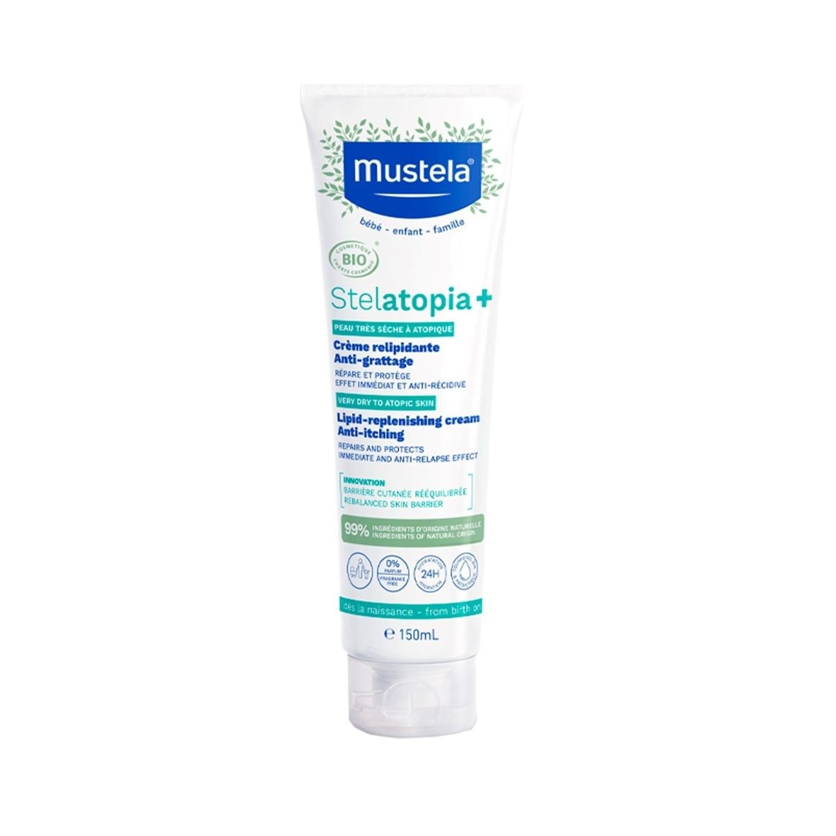 Kem Dưỡng Da Viêm Da Cơ Địa Cho Trẻ Sơ Sinh Và Mẹ Bầu Stelatopia+ Lipid-Replenishing Cream 150ml