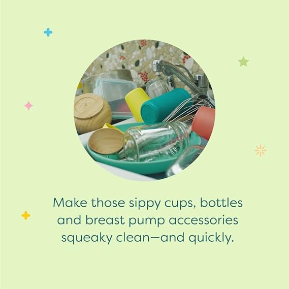 Nước Rửa Bình Sữa & Đồ Dùng Em Bé Babyganics Tạo Bọt, Không Mùi 473ml