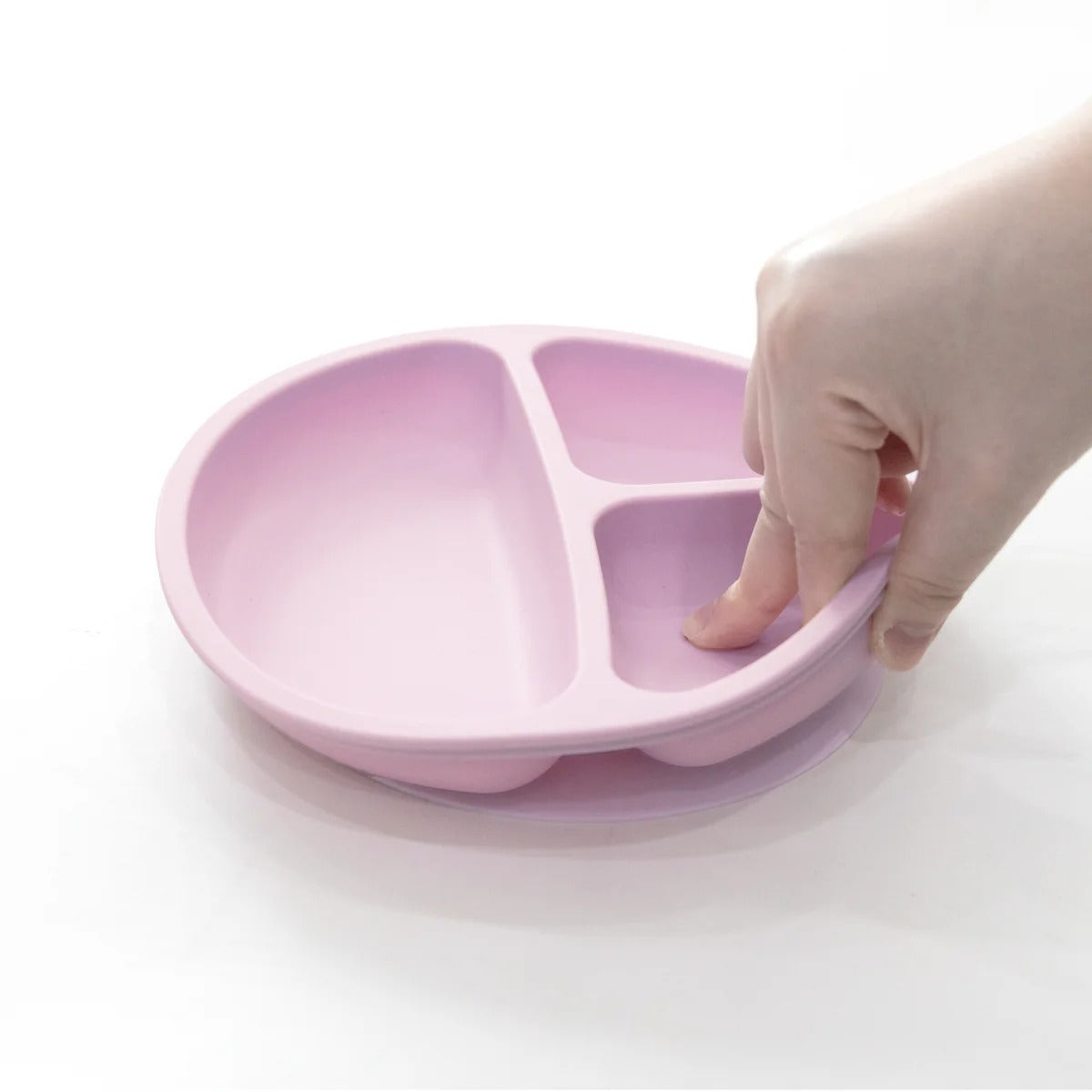 Đia chia thức ăn Silicon cho bé Little Rei