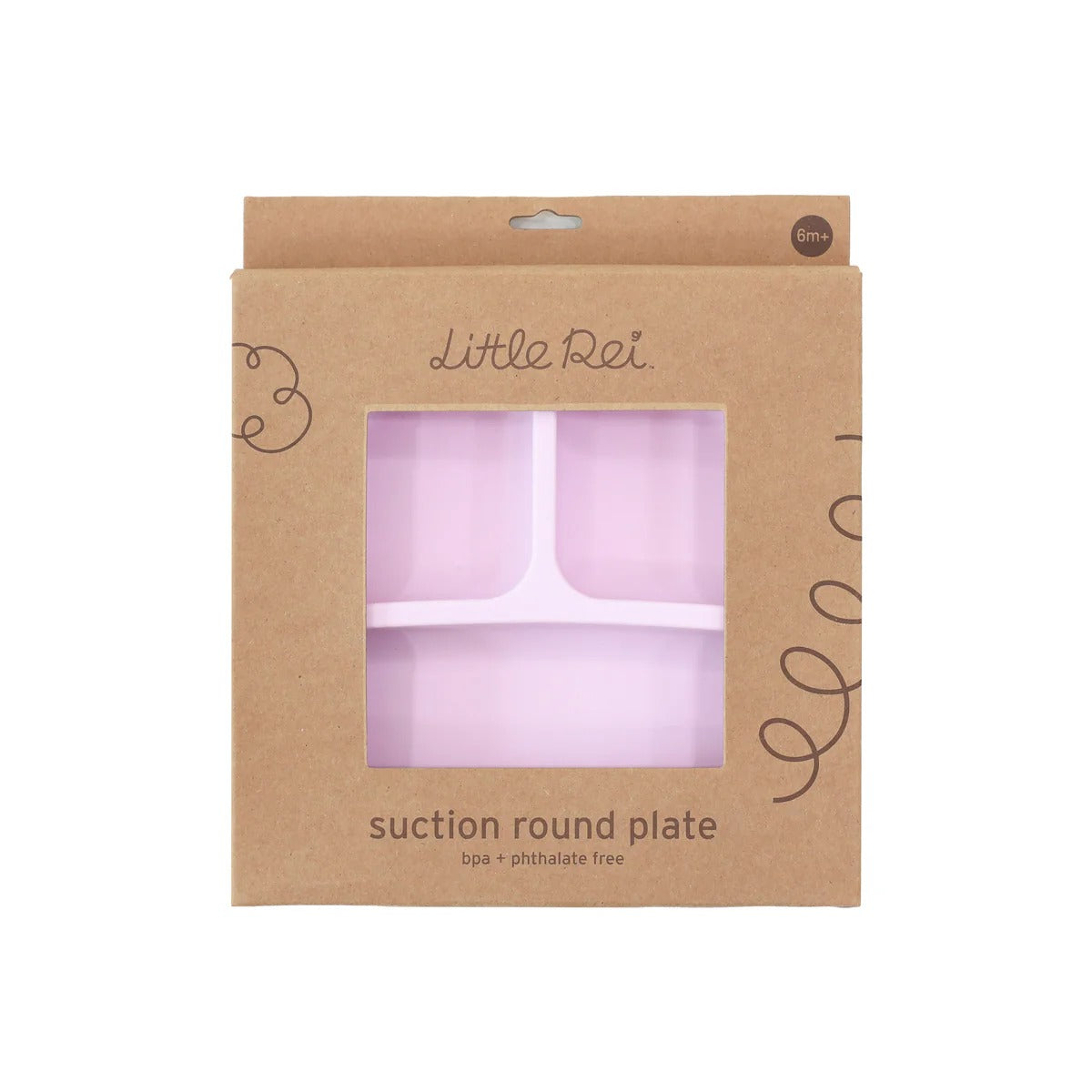 Đia chia thức ăn Silicon cho bé Little Rei