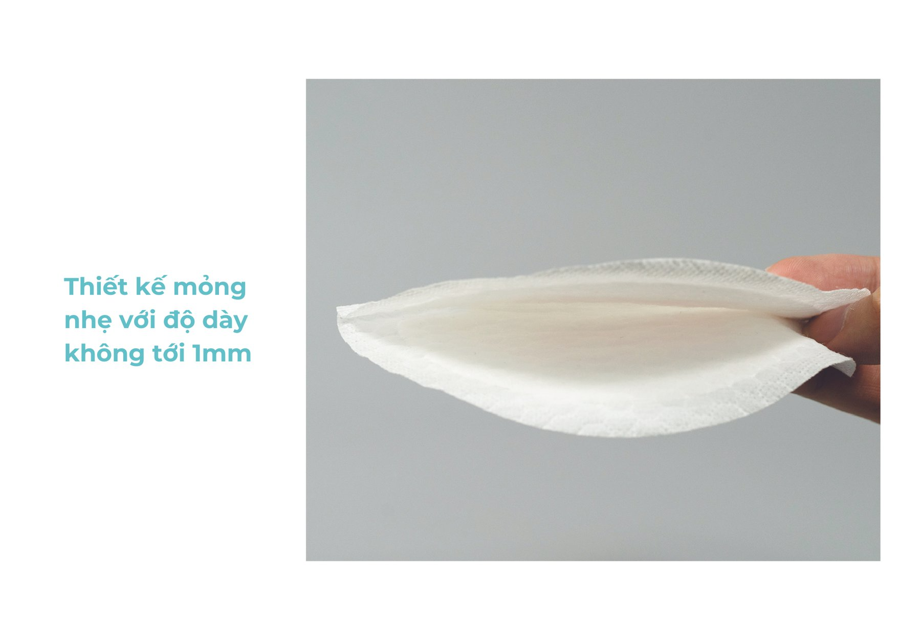 Miếng Lót Thấm Sữa Dùng Một Lần Mooimom 3D Siêu Mỏng (Hộp 30 Miếng)