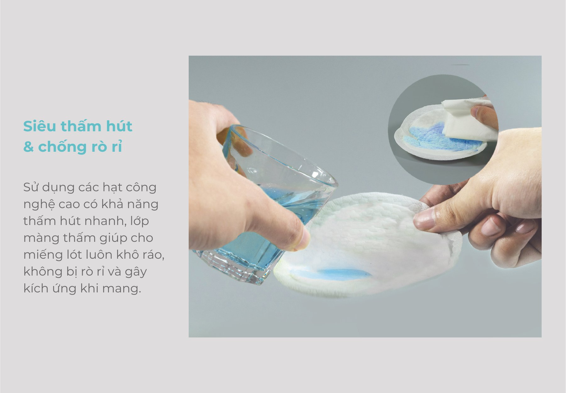 Miếng Lót Thấm Sữa Dùng Một Lần Mooimom 3D Siêu Mỏng (Hộp 30 Miếng)