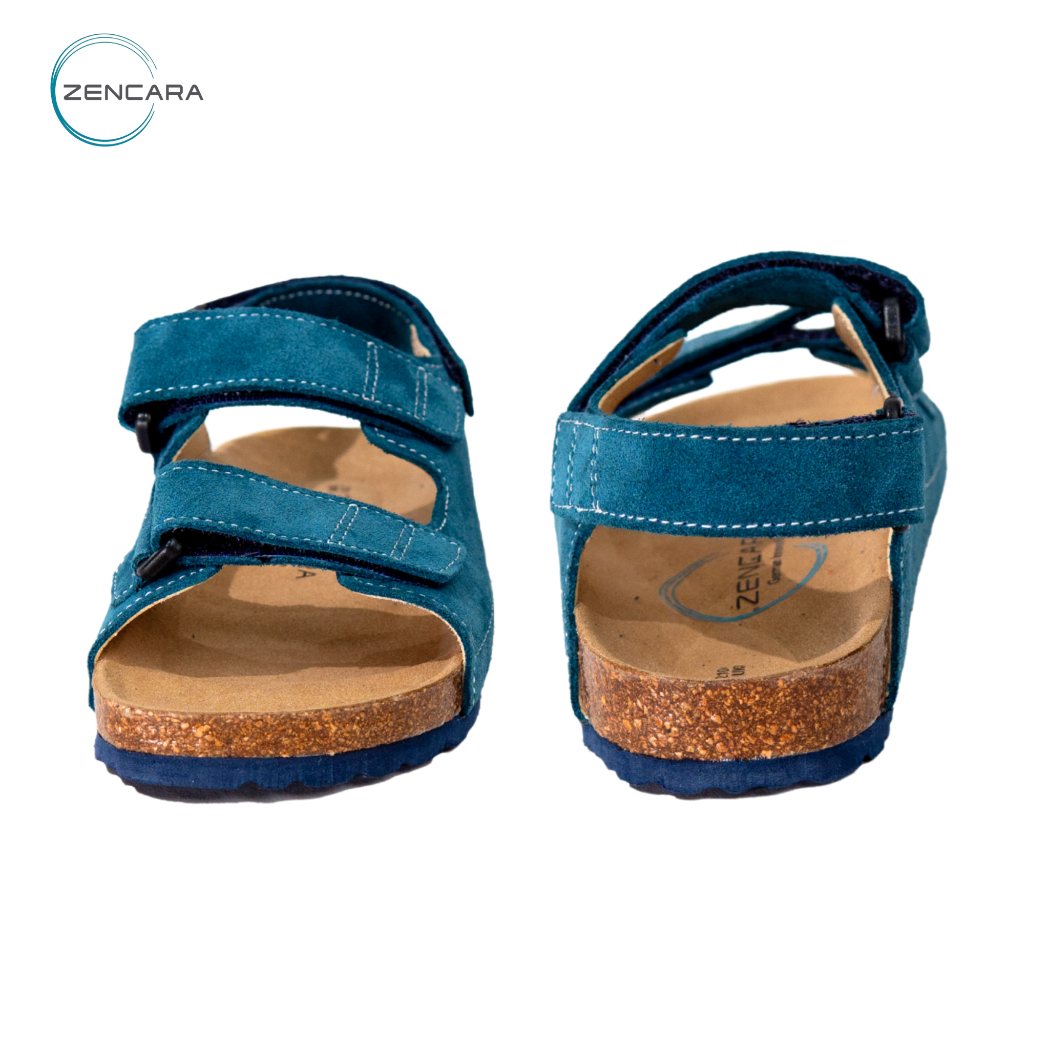 Sandal Sức Khỏe Đế Cork Trẻ Em Màu Mallard Zencara