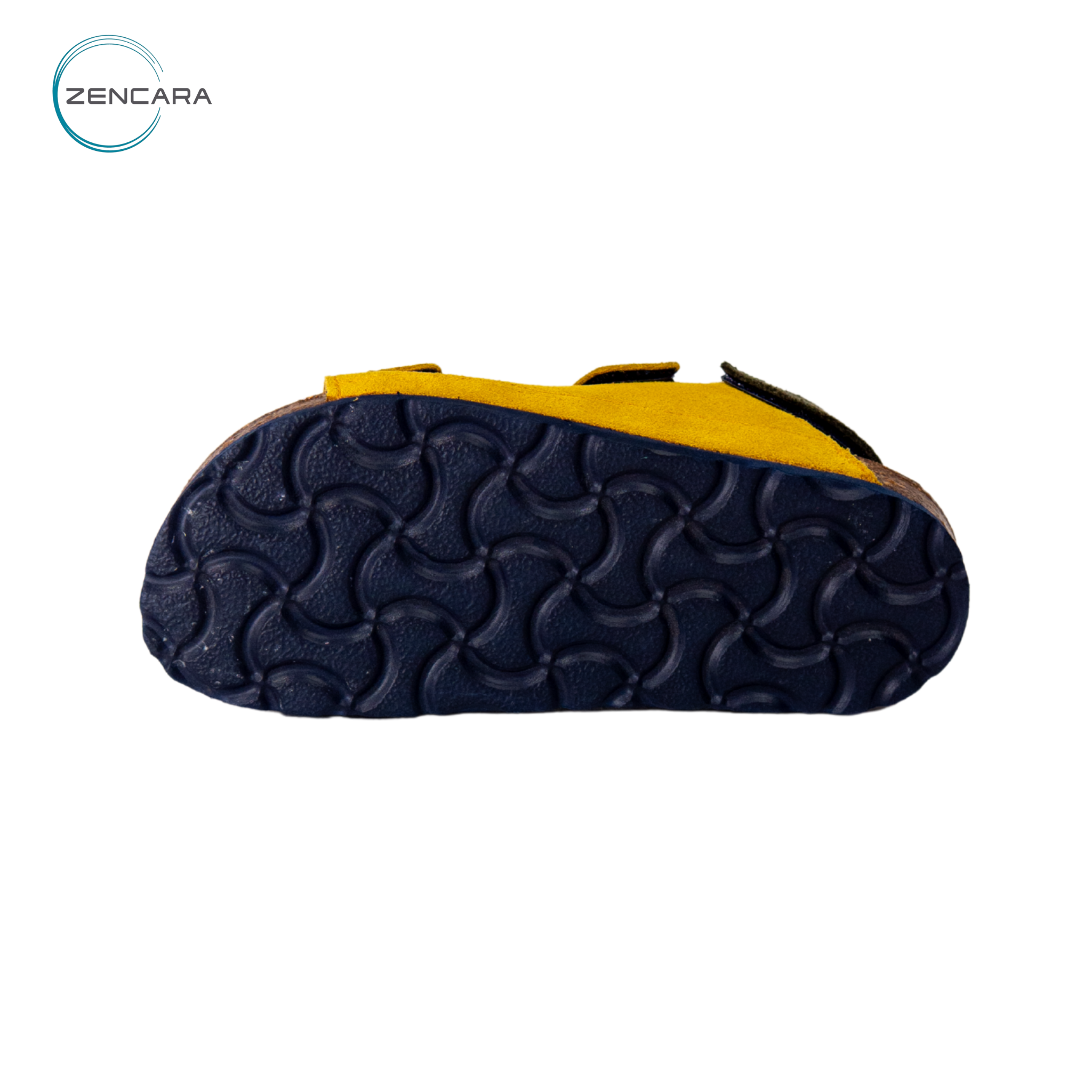 Giày Sandal Sức Khỏe Đế Cork Trẻ Em Màu Vàng Xanh Zencara
