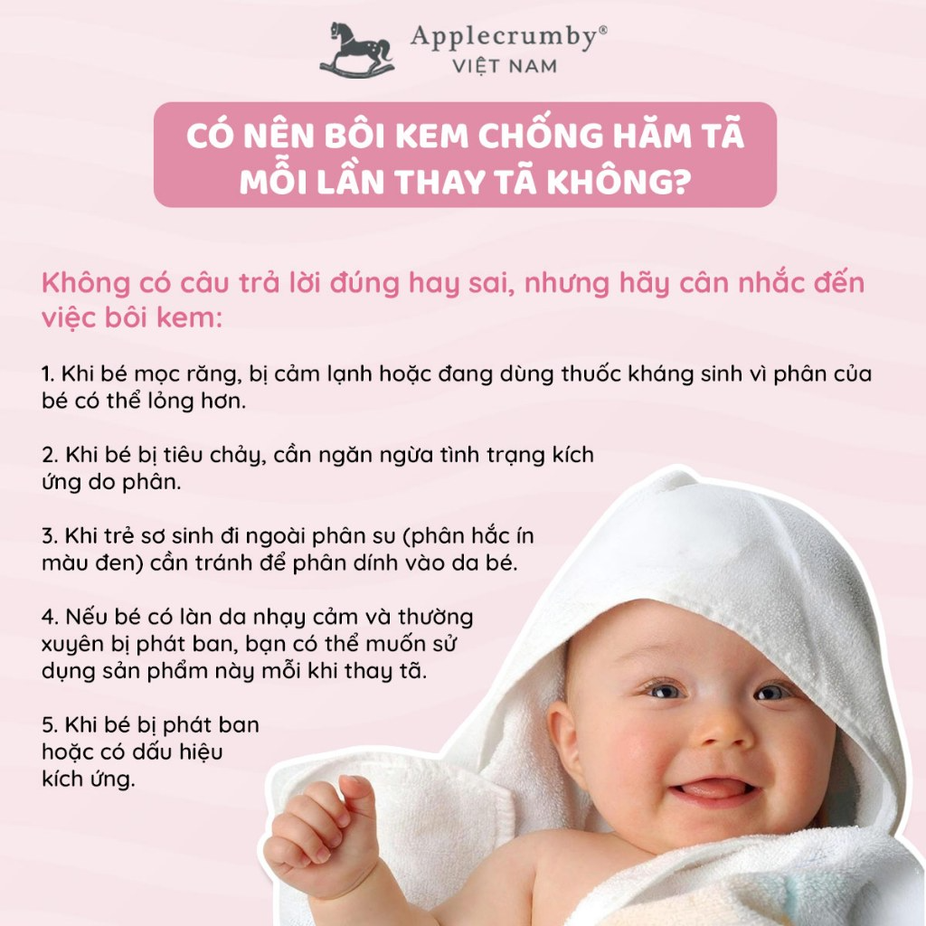 Kem Làm Dịu & Chống Hăm Tã Applecrumby Ultimate Nappy Cream Cao Cấp Cho Bé 75ML