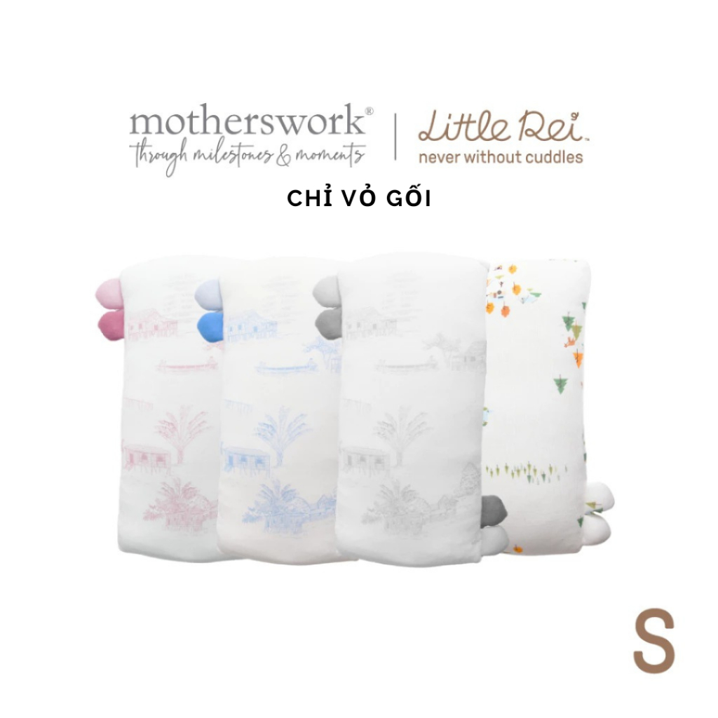 Vỏ gối vải sợi tre Little Rei Plush Case (Không kèm ruột gối)