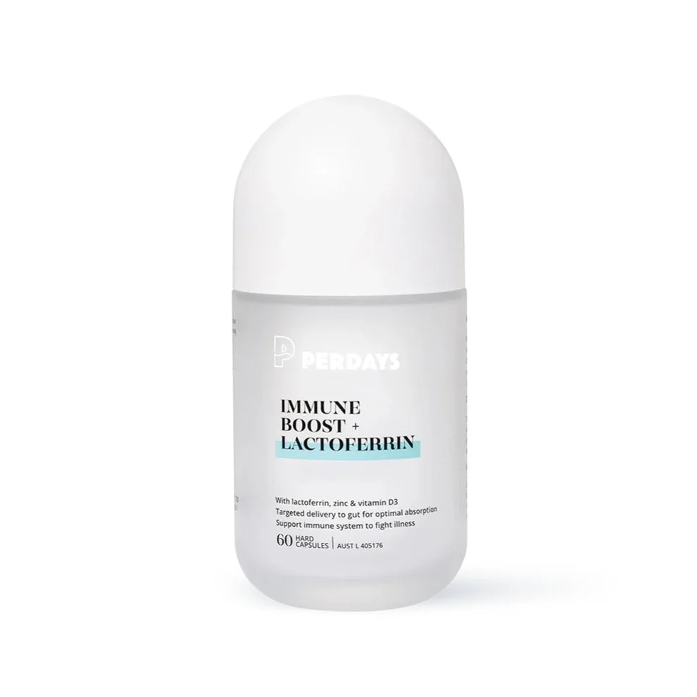 Viên uống cải thiện sức đề kháng & hệ miễn dịch Perdays Immune Boost + Lactofferin