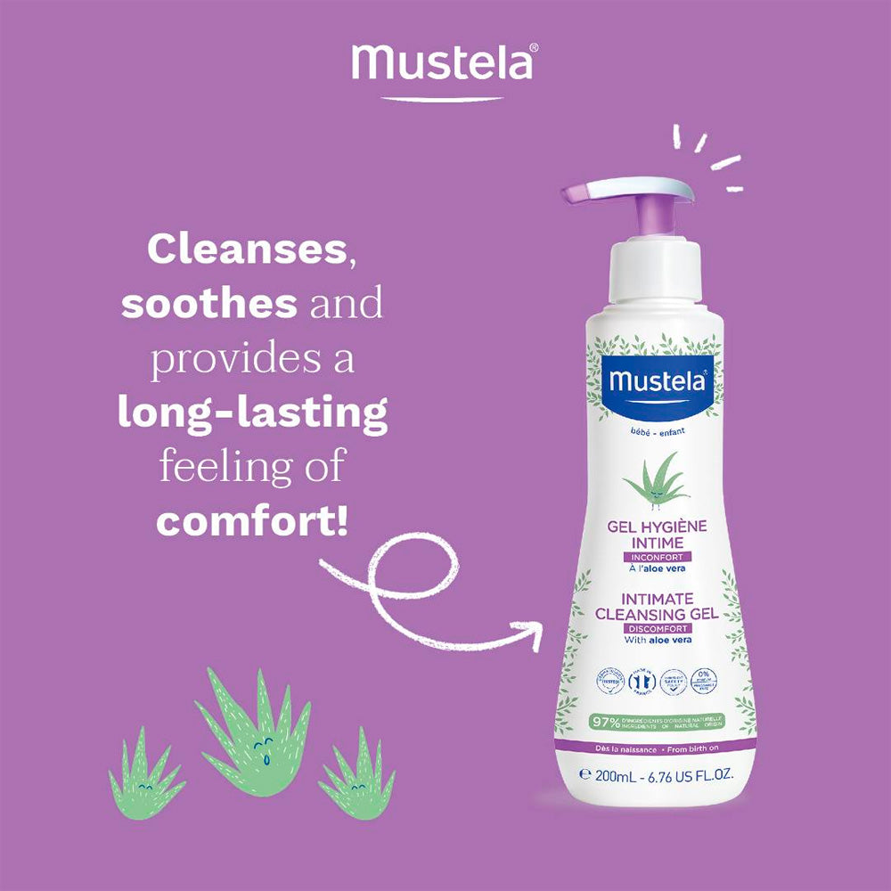 Mustela Intimate Cleansing Gel 200ml – Gentle & Naturally Protective