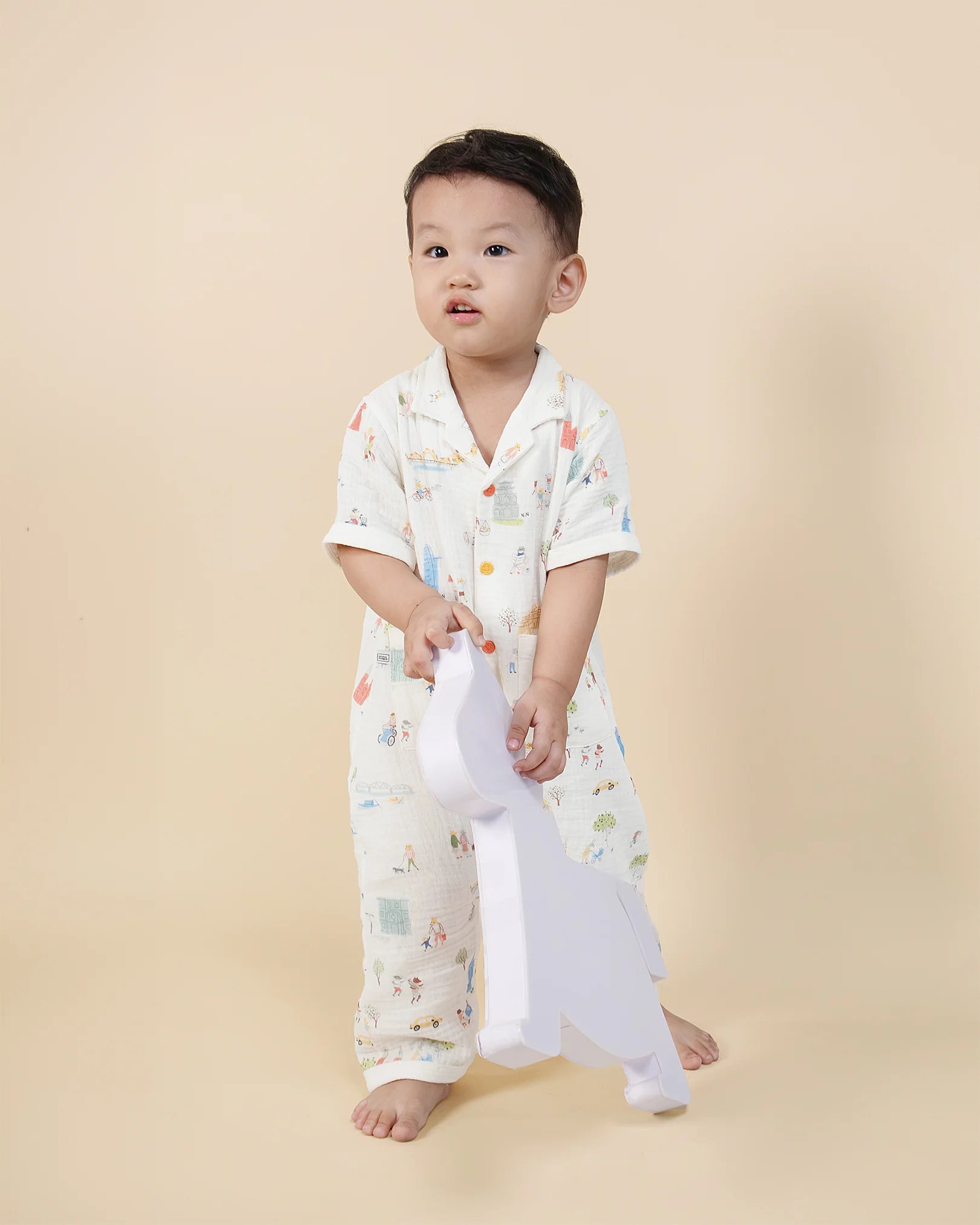 Quần Áo Cho Bé Vi Vu VietNam Flippy Suit (6M-24M) | NINUNAPZ