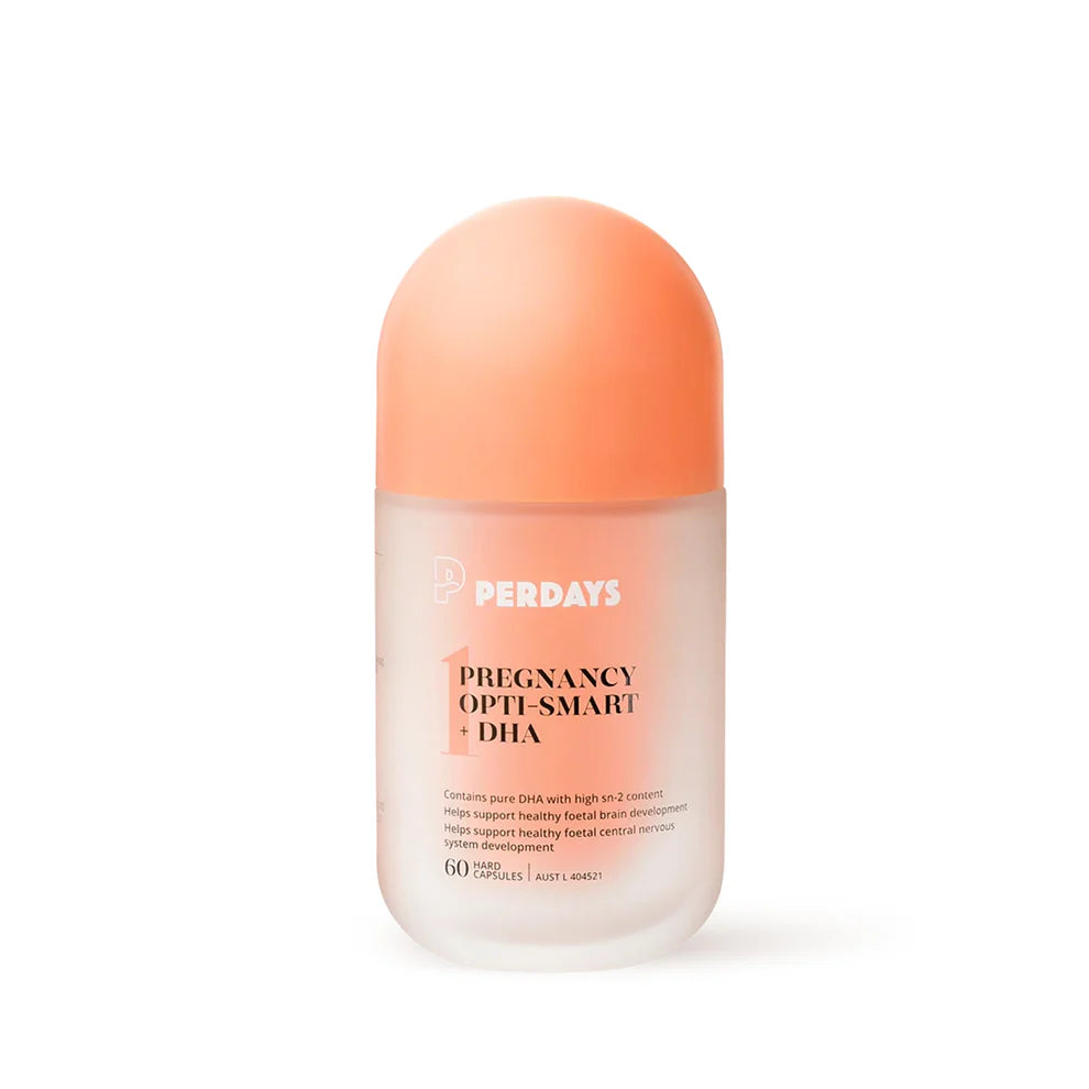 Vitamin tổng hợp và DHA thiết yếu cho mẹ bầu Perdays Pregnancy Key Essentials & DHA Hộp 60 Viên