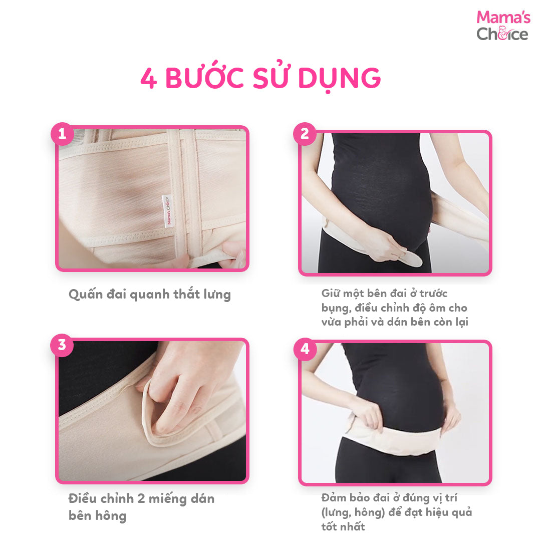 Mama's Choice Pregnancy Belly Support Belt, supports and protects the pregnant belly, good elasticity