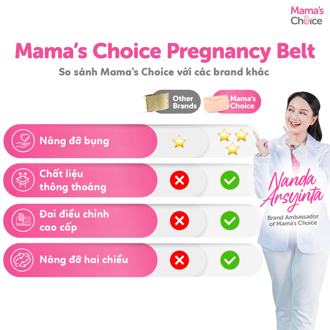 Mama's Choice Pregnancy Belly Support Belt, supports and protects the pregnant belly, good elasticity